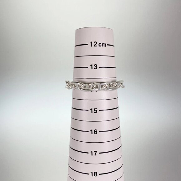 HERMES Chaine d'Ancre MM Silver Bracelet - Picture 4 of 15